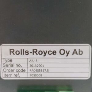 Rolls Royce AIU-3 | Analog Digital Converter