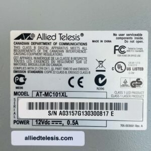 Allied Telesis AT-MC101XL | Fast Ethernet Media Converter