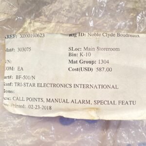 Autronica BF-501/N | Manual Call Point