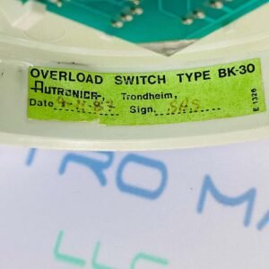 Autronica BK-30 | Overload Switch
