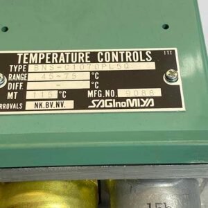 Saginomiya BNS-C1070PL5Q (Range : 45-75 C) | Temperature Control