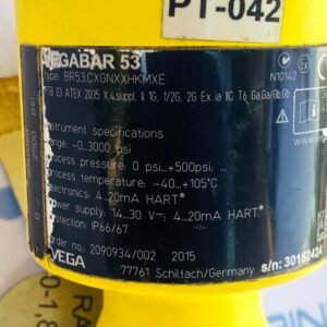 Vega BR53.CXGNXXHKMXE | Vegabar 53 Pressure Transmitter