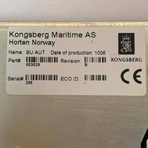 Kongsberg BU AUT (603529) | DP System