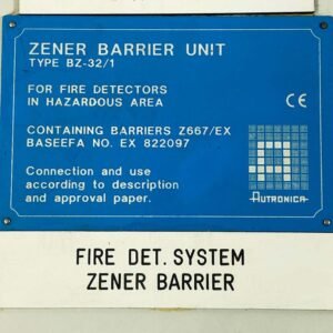 Autronica BZ-32/1 | Zener Barrier Unit