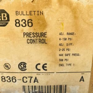 Allen Bradley Bulletin 836-C7A | Pressure Control Switch