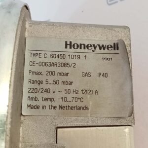 Honeywell Gas and air pressure switch C 6045D 1019 1