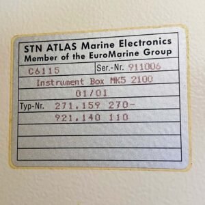 STN Atlas-Lyngso Marine MK5 2100 (271.159.270) | Instrument Box