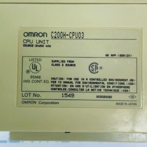 Omron C200H-CPU03 | CPU Unit