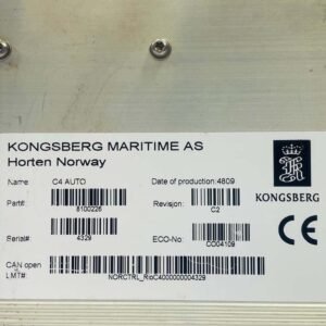 Kongsberg C4 AUTO | Rev.C2 | Distributed Processing Unit