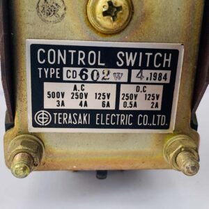 Terasaki CD-602W (500 V) | Control Switch