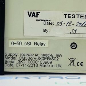 VAF Instruments CM30/2V0S0EB/S02 | Viscocity Controller