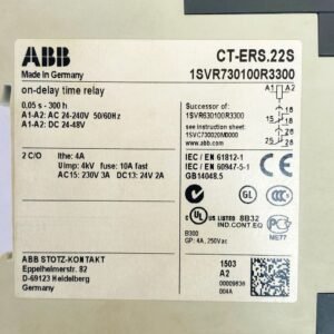ABB CT-ERS.22S (1SVR730100R3300) | On Delay Time Relay