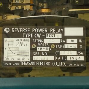 Terasaki CW-RCST 11 | Reverse Power Relay