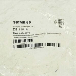 Siemens DB 1101A | Mounting Detector Base