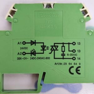 Phoenix Contact DEK-OV-24DC/240AC/800 (2964649) | Power Solid-State Relay Terminal Block