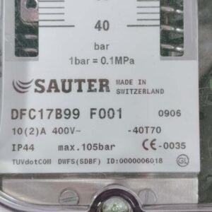 Sauter DFC17B99 F001 (40-80 Bar) | Pressure Switch