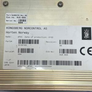Kongsberg DPSC | Rev.A5 | Dual Process Segment Controller