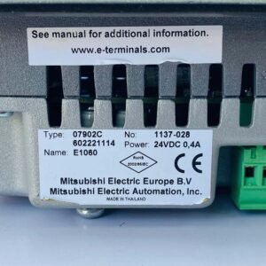 Mitsubishi Electric E 1060 (07902C) | Operator Panel
