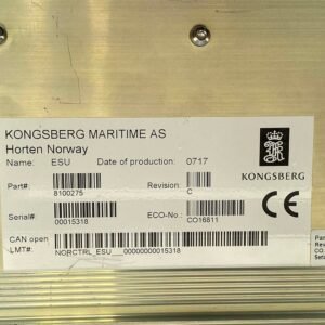 Kongsberg ESU (8100275) | Engine Safety Unit