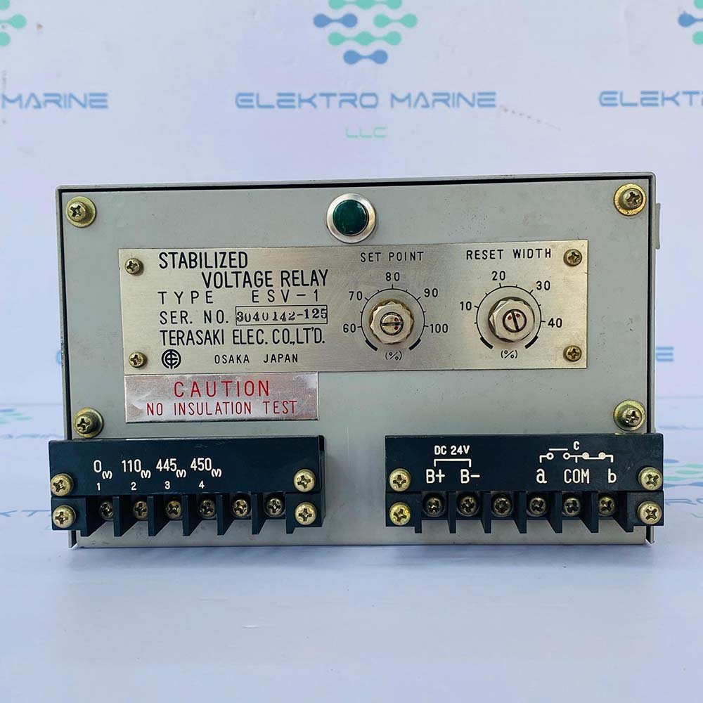Terasaki ESV-1 | Stabilized Voltage Relay
