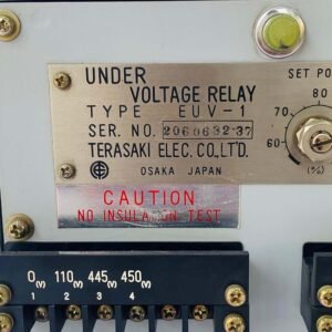 Terasaki EUV-1 | Voltage Relay