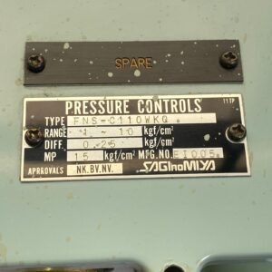 Saginomiya FNS-C110WKQ (Range : 1-10 Kgf/Cm2) | Pressure Controls