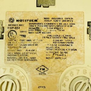 Notifier FSP-851 | Smoke Detector
