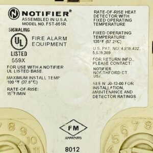 Notifier FST-851R | Heat Detector