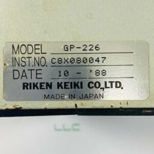 Riken Keiki GP-226 | Combustible Gas Detector