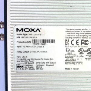 Moxa IMC-101-M-ST-T | Ethernet To Fiber Media Converter