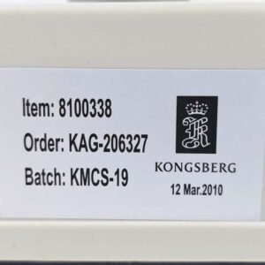 Kongsberg KAG-206327 (8100338) | Engineers Safety Reset Unit