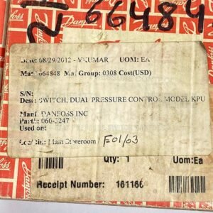 Danfoss KPU-15 (060-5247) | Dual Pressure Control Switch