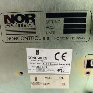 Kongsberg AC4 ECR (8200022) | AutoChief 4 Control Room Unit