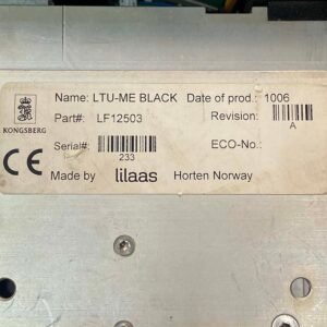 Kongsberg LTU-ME BLACK (LF12503) | Lilaas Lever Telegraph Unit
