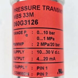 Danfoss MBS 33M (060G3126) | 0…10 Bar | Pressure Transmitter