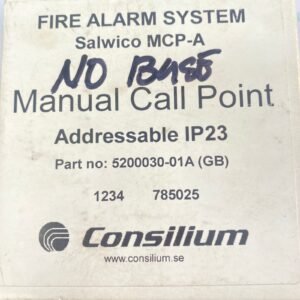 Consilium MCP-A (5200030-01A) | Manual Call Point