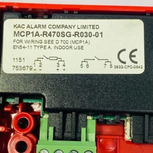 KAC Alarm MCP1A-R470SG-R030-01 | Manual Call Point