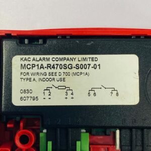 KAC Alarm MCP1A-R470SG-S007-01 | Manual Call Point