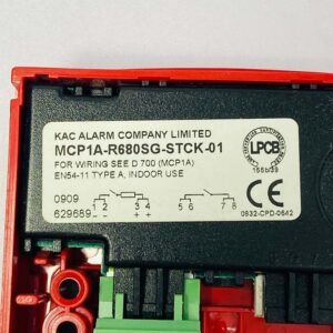 KAC Alarm MCP1A-R680SG-STCK-01 | Manual Call Point