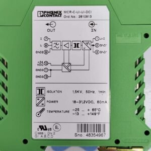 Phoenix Contact MCR-C-UI-UI-DCI (2810913) | Signal Conditioner