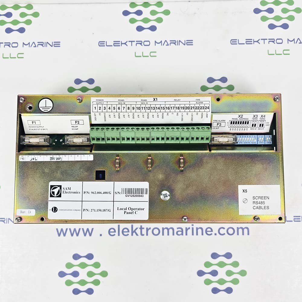 MCS-40M962.006-3 Sam Electronics MCS 40M (962.006.400/G) | Monitoring and Control System