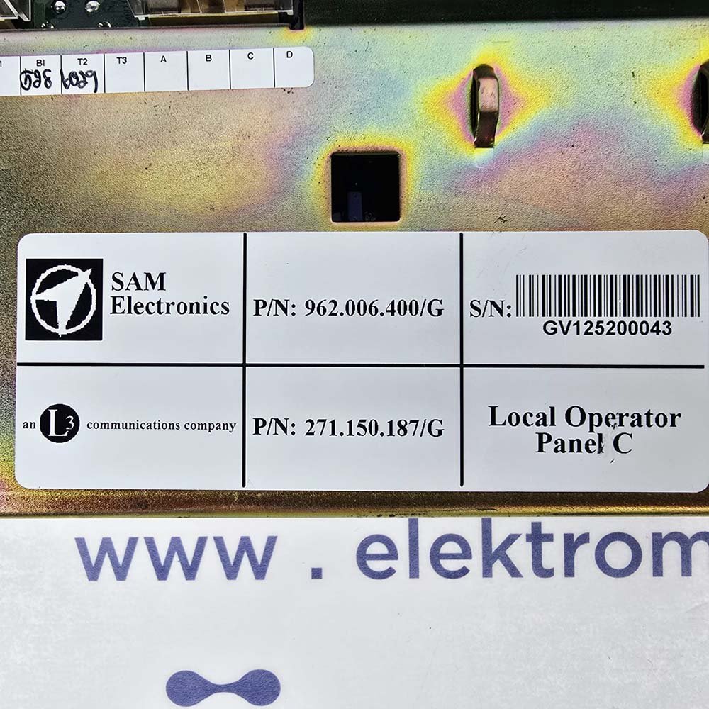 MCS-40M962.006-4 Sam Electronics MCS 40M (962.006.400/G) | Monitoring and Control System