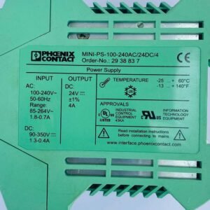 Phoenix Contact MINI-PS/100-240AC/24DC/4 (2938837) | Power Supply