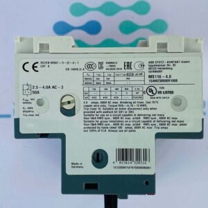 ABB MS116-4.0 (1SAM250000R1008) | Manual Motor Starter