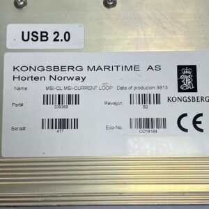 Kongsberg MSI-CL | Rev.B2 | MSI Current Loop