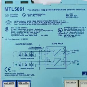 Measurement Technology MTL5061 | Fire/Smoke Detector Interface