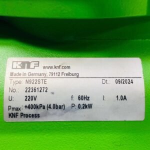 KNF N922STE | Diaphragm Gas Pump With SELA 63-4C27584R