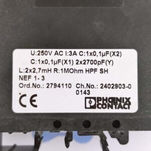 Phoenix Contact NEF 1-3 (2794110) | Mains Interface Filter