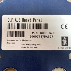 Kongsberg O.F.A.S Reset Panel | Reset Panel