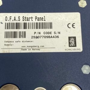 Kongsberg O.F.A.S Start Panel | Start Panel